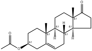 Dehydroepiandrosterone acetate Structure