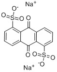 ANTHRAQUINONE-1,5-DISULFONIC ACID DISODIUM SALT Structure