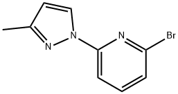 6-(3-METHYL-1H-PYRAZOL-1-YL)-2-BROMOPYRIDINE Structure