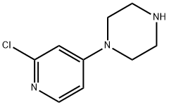 1-(2-CHLORO-PYRIDIN-4-YL)-PIPERAZINE Structure