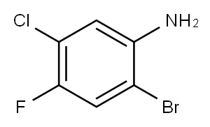 2-Bromo-5-chloro-4-fluoroaniline Structure