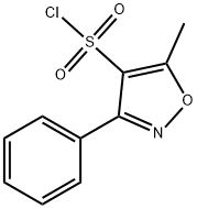 5-METHYL-3-PHENYL-4-ISOXAZOLESULFONYL CHLORIDE Structure