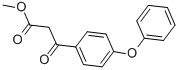 3-OXO-3-(4-PHENOXYPHENYL)PROPIONIC ACID METHYL ESTER Structure