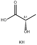Potassium L-lactate Structure
