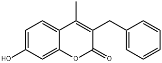 3-BENZYL-7-HYDROXY-4-METHYL-2H-CHROMEN-2-ONE Structure