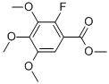 2-FLUORO-3,4,5-TRIMETHOXY-BENZOIC ACID METHYL ESTER Structure