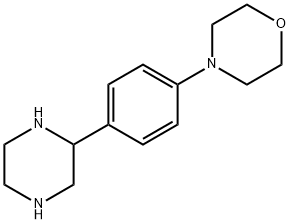 4-(4-PIPERAZIN-2-YL-PHENYL)MORPHOLINE Structure