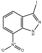 3-Iodo-7-nitroindazole Structure
