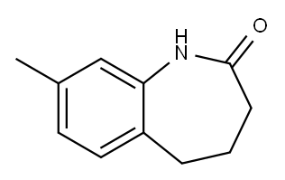 8-METHYL-1,3,4,5-TETRAHYDRO-2H-1-BENZAZEPIN-2-ONE Structure