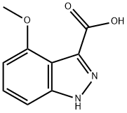 4-Methoxyindazole-3-carboxylic acid Structure