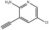 5-chloro-3-ethynylpyridin-2-amine Structure