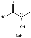 Sodium (S)-lactate Structure