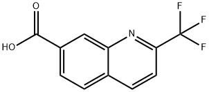 2-TRIFLUOROMETHYLQUINOLINE-7-CARBOXYLIC ACID Structure