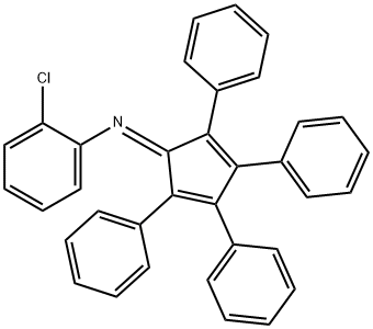 (2-CHLORO-PHENYL)-(2,3,4,5-TETRAPHENYL-CYCLOPENTA-2,4-DIENYLIDENE)-AMINE Structure