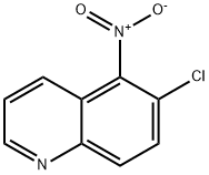 6-CHLORO-5-NITROQUINOLINE Structure