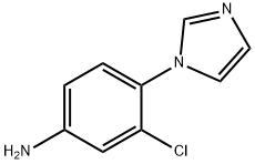 3-chloro-4-(1H-imidazol-1-yl)aniline Structure