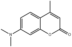 7-Dimethylamino-4-methylcoumarin Structure