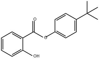 4-tert-Butylphenyl Salicylate Structure