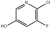2-Chloro-3-fluoro-5-hydroxypyridine Structure
