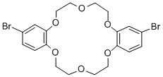 4,4'(5')-DIBROMODIBENZO-18-CROWN-6 Structure