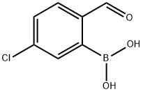 5-Chloro-2-formylphenylboronic acid Structure