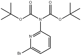 6-(DI-BOC-AMINO)-2-BROMOPYRIDINE Structure