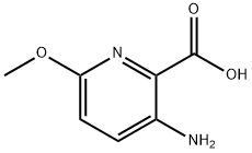 3-Amino-6-methoxypyridine-2-carboxylic acid Structure