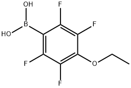 4-ETHOXY-2,3,5,6-TETRAFLUOROBENZENEBORONIC ACID Structure