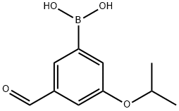 3-FORMYL-5-ISOPROPOXYPHENYLBORONIC ACID Structure