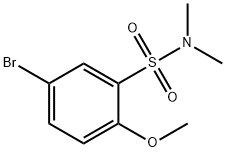 5-BROMO-N,N-DIMETHYL-2-METHOXYBENZENESULFONAMIDE Structure