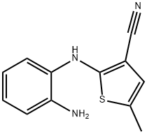 2-(1,2-PhenylenediaMino)-5-Methylthiphene-3-carbonitrile Structure