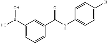 3-[(4-Chlorophenyl)carbamoyl]benzeneboronic acid Structure