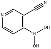 3-CYANOPYRIDIN-4-YLBORONIC ACID Structure