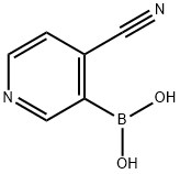 4-CYANOPYRIDIN-3-YLBORONIC ACID Structure