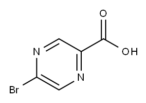 5-BROMO-2-PYRAZINECARBOXYLIC ACID Structure