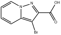 3-bromoH-pyrazolo[1,5-a]pyridine-2-carboxylic acid Structure