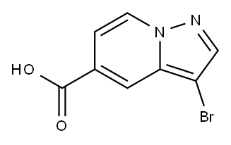 876379-79-2 3-bromoH-pyrazolo[1,5-a]pyridine-5-carboxylic acid
