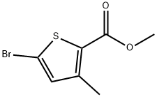 METHYL 5-BROMO-3-METHYLTHIOPHENE-2-CARBOXYLATE Structure