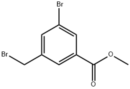 METHYL 3-BROMO-5-(BROMOMETHYL)BENZOATE Structure