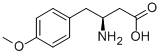(S)-3-AMINO-4-(4-METHOXYPHENYL)BUTANOIC ACID Structure