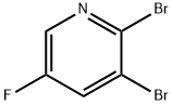 2,3-Dibromo-5-fluoropyridine Structure