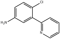 4-chloro-3-(pyridin-2-yl)aniline Structure