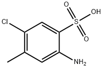 2-Amino-5-chloro-4-methylbenzenesulfonic acid Structure