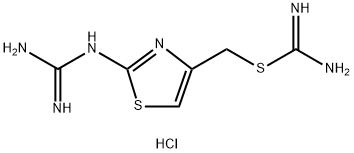 (S)-((2-Guanidino-4-thiazolyl)methylisothiourea dihydrochloride Structure