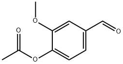 Vanillin acetate Structure