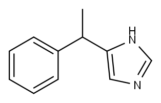 1H-Imidazole,  5-(1-phenylethyl)- Structure