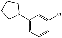 1-(3-CHLOROPHENYL)PYRROLIDINE Structure