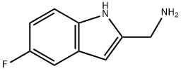(5-FLUORO-1H-INDOL-2-YL)METHANAMINE Structure