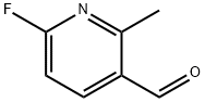 2-Fluoro-6-methyl-5-pyridinecarboxaldehyde Structure