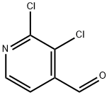 2,3-Dichloropyridine-4-carboxaldehyde Structure